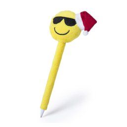 Bolígrafo emoji navideño Gafas