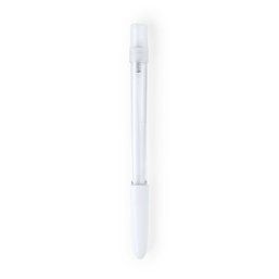 Bolígrafo higiénizante con pulverizador recargable 10 ml. Blanco