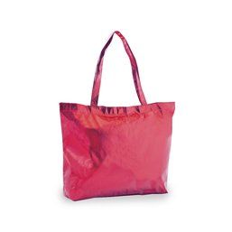 Bolsa de non-woven acabado metalico de 110 g/m² Rojo