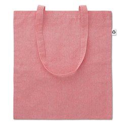 Bolsa ecológica de algodón reciclado 140 g/m² Rojo