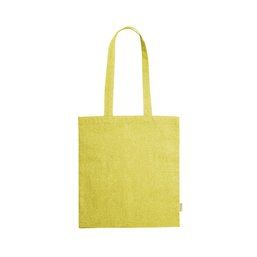 Bolsa ecológica resistente de algodón reciclado Amarillo
