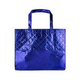 Bolsa en non-woven laminado brillante 110 g/m² Azul