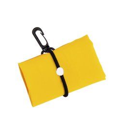 Bolsa plegable con mosqueton 42,5 x 38 x 7 cm Amarillo