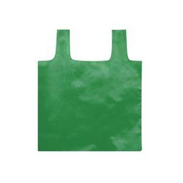 Bolsa plegable de plástico reciclado 45x38,5 cm Verde