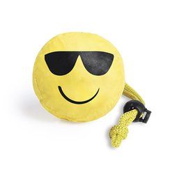 Bolsa plegable emoji en poliéster Gafas
