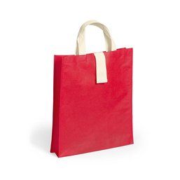 Bolsa plegable en non woven 36 x 40 x 8 cm Rojo