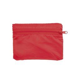 Bolsa plegable kima en poliéster 190t 40 x 37 x 6 cm Rojo