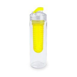 Botella de agua de tritán resistente al calor con enfriador (700 ml) Amarillo