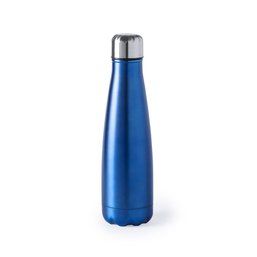 Botella de agua personalizada de acero inox y plástico (630 ml) Azul