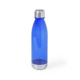 Botella de agua personalizada de plástico de colores (720 ml) Azul