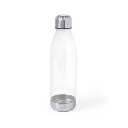 Botella de agua personalizada de plástico de colores (720 ml) Transparente