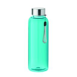 Botella de agua personalizada de tritán sin BPA con correa (500 ml) Azul