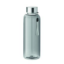 Botella de agua personalizada de tritán sin BPA con correa (500 ml) Gris