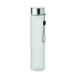 Botella de agua personalizada de tritán sin BPA de viaje (330 ml) Blanco