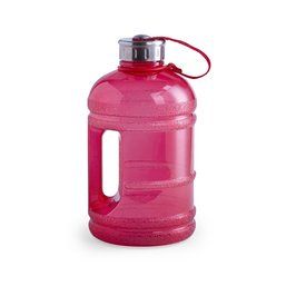Botella de agua personalizada reutilizable de plástico (1,89 L) Rojo