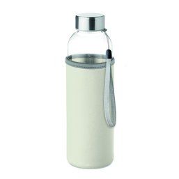 Botella de cristal ideal para publicidad (500 ml) Beige