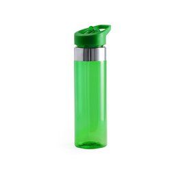 Botella de gimnasio personalizada sin BPA y resistente al calor (650 ml) Verde