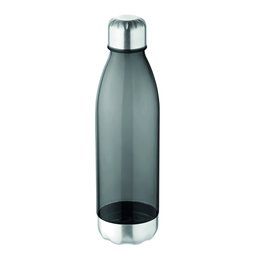 Botella deportiva personalizada de tritán sin BPA (600 ml) Gris
