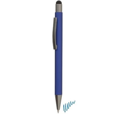 Bolígrafo azul con textura suave Az
