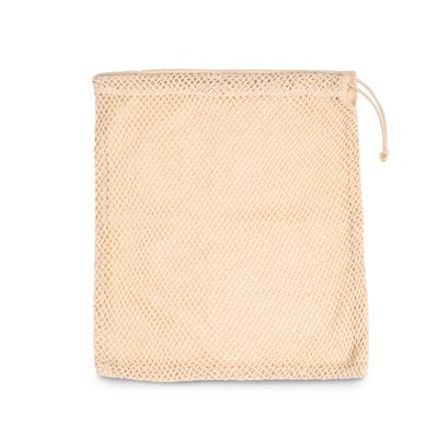 Bolsa rejilla algodón