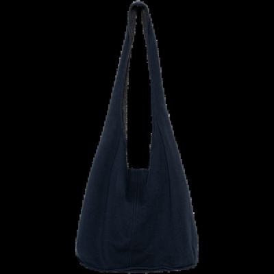 Bolsa bandolera de felpa Cierre magnético Navy Blue