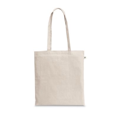 Bolsa de algodón reciclado sin teñir