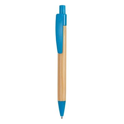 Bolígrafo de bambú y accesorios de fibra eco Royal Claro/Crudo Tinta Azul