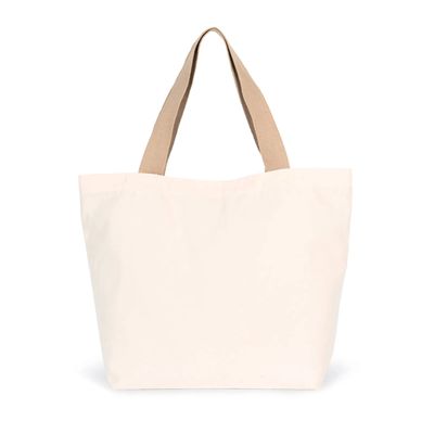 Bolsa reciclada grande con fuelle