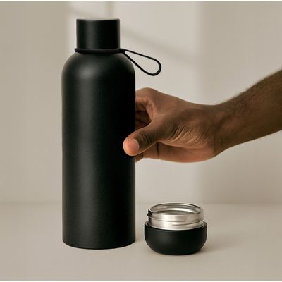 Botella térmica 430ml con vaso integrado