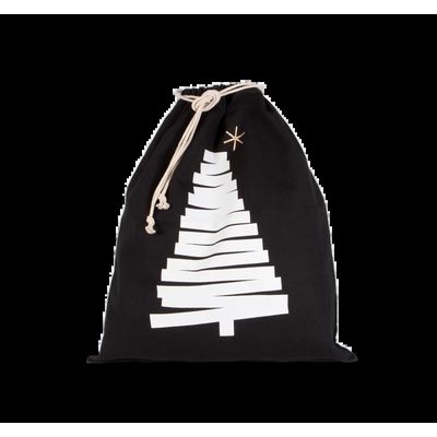Bolsa algodón con un pino Black