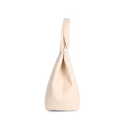 Bolsa shopper de algodón con bolsillo interior