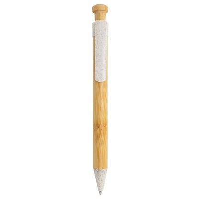 Bolígrafo Bambú/Trigo Tinta Negra