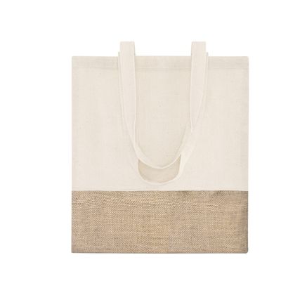 Bolsa ecológica resistente de algodón y yute
