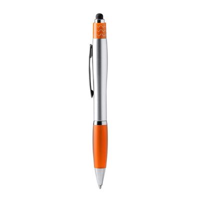 Bolígrafo fidget con spinner antiestrés Naranja Tinta Azul