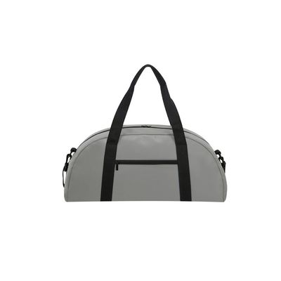 Bolso de suave PU con cremalleras invisibles Gri