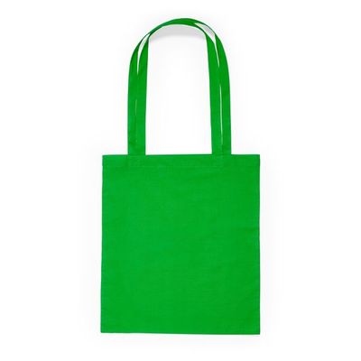 Bolsa de algodón de color 140 g/m² Verde Helecho 37X41Cm