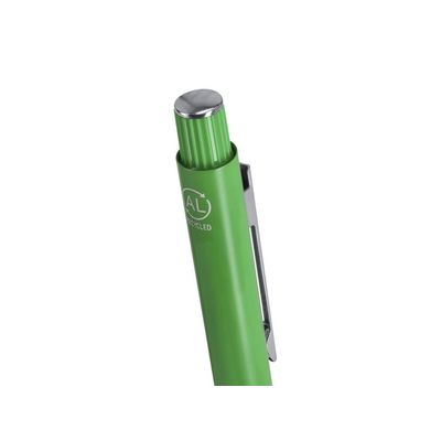 Bolígrafo de aluminio reciclado mate y empuñadura ABS