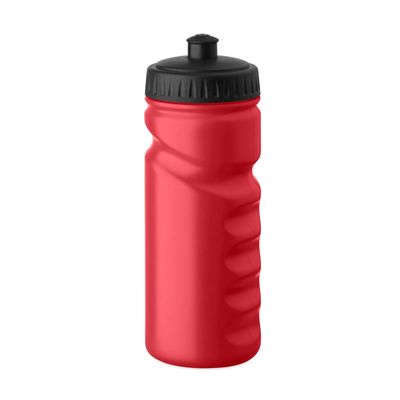 Botella deportiva de plástico duro 500ml Rojo