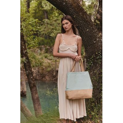 Bolsa shopper con cierre de presión