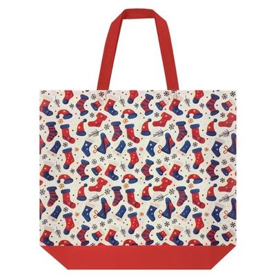 Bolsa de regalo navideña grande