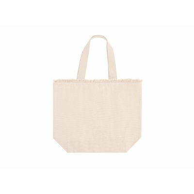 Bolsa de algodón con flecos y cremallera Natu