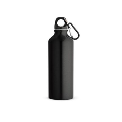 Botella de aluminio reciclado 530 ml Negro