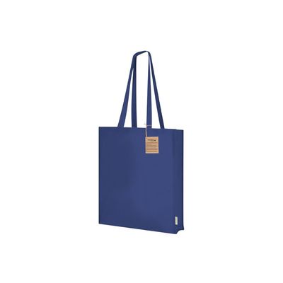 Bolsa de algodón orgánico resistente 10kg Azul