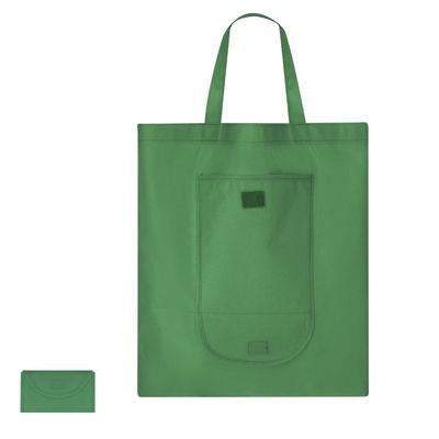 Bolsa pequeña plegable en non woven ribete color