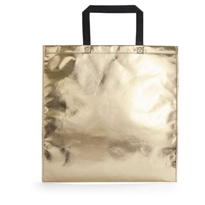 Bolsa en non-woven laminado de acabado metalizado