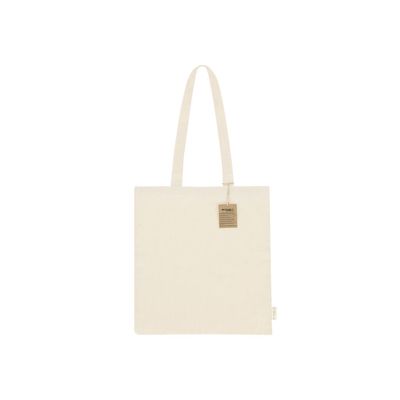 Bolsa reciclada 180 g/m2 asas largas 7 kg Natu