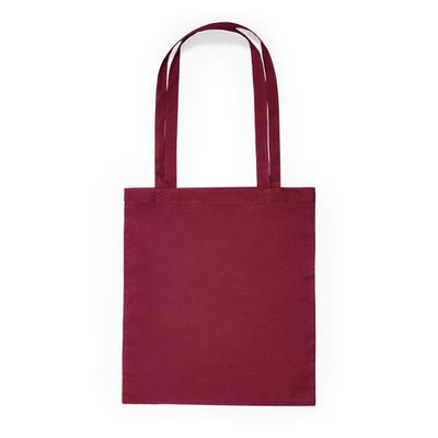 Bolsa de algodón de color 140 g/m² Granate 37X41Cm