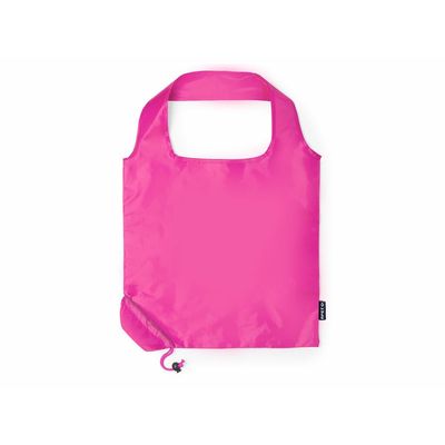 Bolsa plegable RPET 7kg con ajuste Fucsi