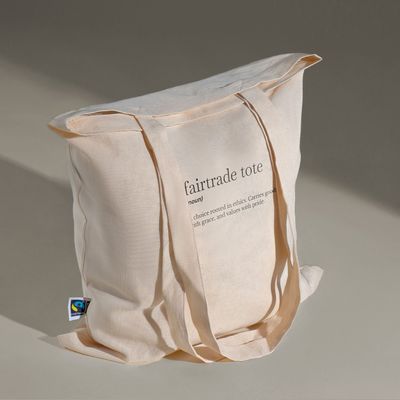 Bolsa de algodón Fairtrade 140 g/m²