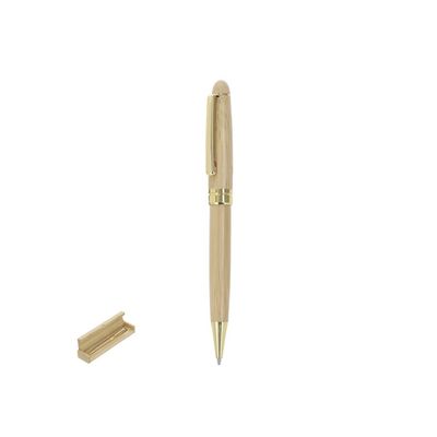 Bolígrafo de bambú con estuche diseño